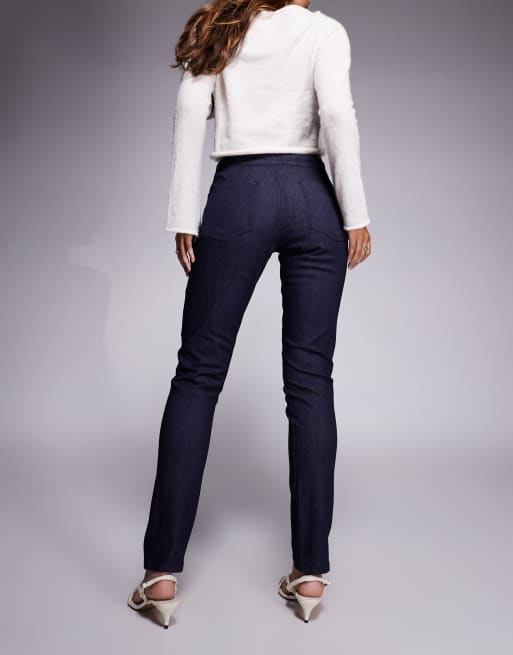 ASOS DESIGN - Vormgevende denim skinny jeans in rinse wassing, 3 van 5