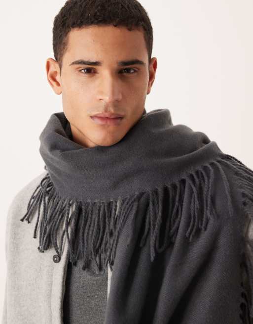 ASOS DESIGN - Vævet western-halstørklæde med frynser i kanten, 2 af 3