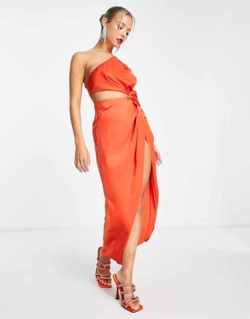 Asos orange clearance kleid