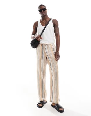 Shop Asos Design Waffle Tank Top In White