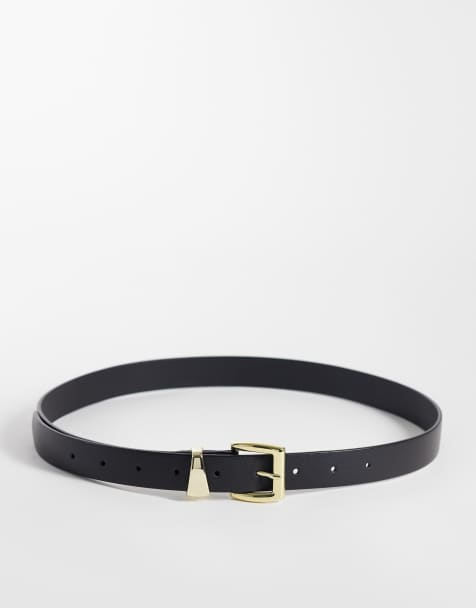 ASOS DESIGN waist and hip belt in black - view 1