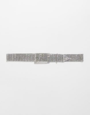 ASOS DESIGN waist and hip embellished crystal belt ASOS