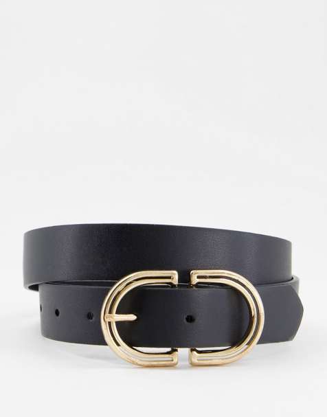 Women's black sale belts for dresses