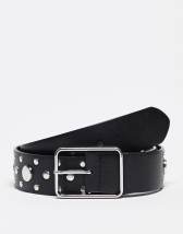 COLLUSION Unisex studded belt in black | ASOS