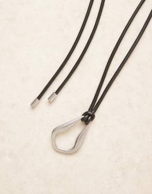 Asos Design Waist And Hip Loop Through Belt In Black