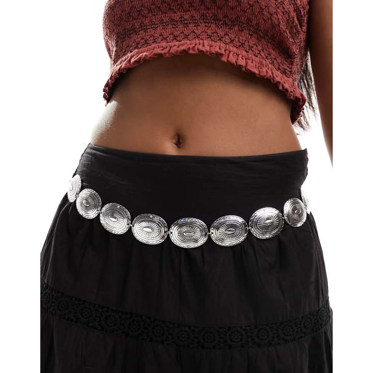 Silver hot sale hip chain