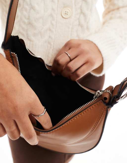 ASOS DESIGN – Wandelbare Schultertasche und Clutch-Cookie-Bag im