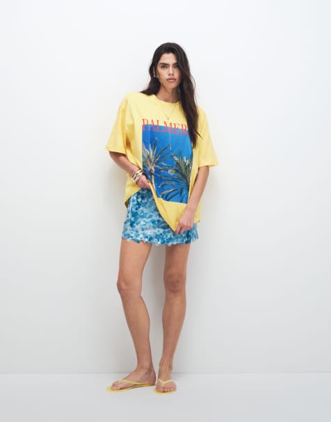 ASOS DESIGN warstwowa mini spódnica z cekinami w kolorze turkusowym - view 1