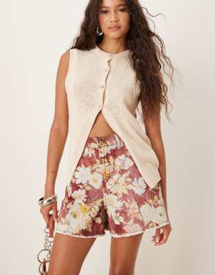 Asos Design Washed A Line Shorts