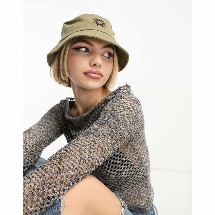 Khaki bucket hot sale hat