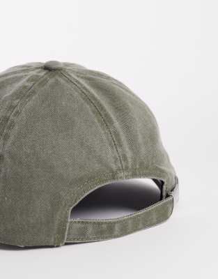 Asos Design Washed Cap In Pattern