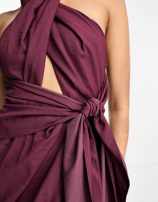 Asos dusty purple store dress