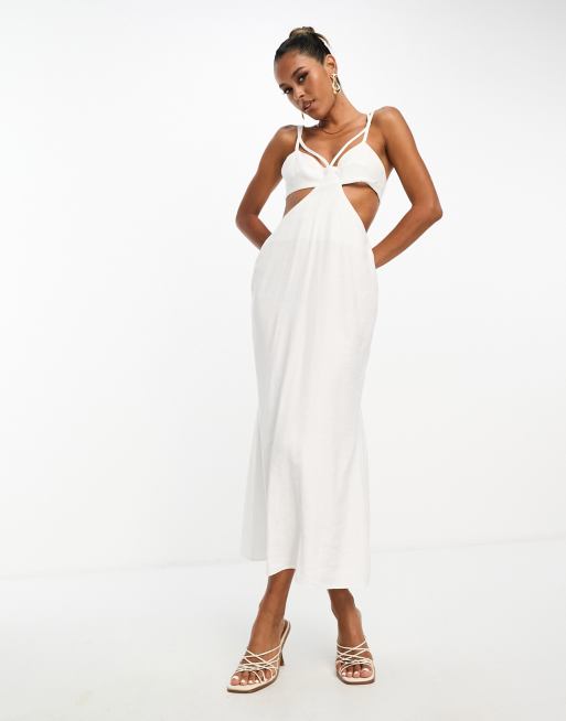 Asos white formal on sale dress