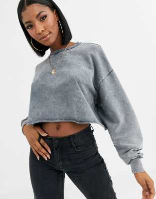 washed charcoal sweatshirt