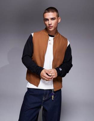 Asos Design Washed Vest In Tan-neutral In Neutral