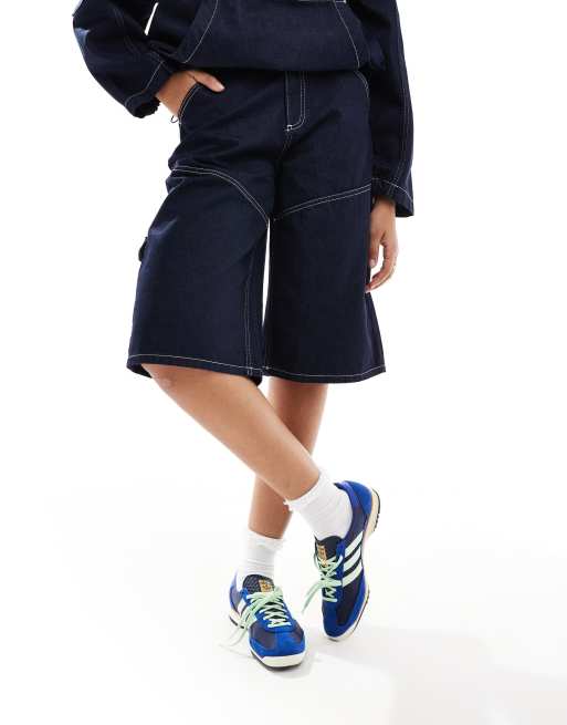 ASOS DESIGN water repellent jorts in dark blue (part of a set), 5 of 5