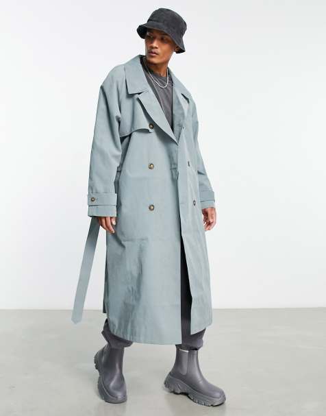 Mens trench shop coat costume