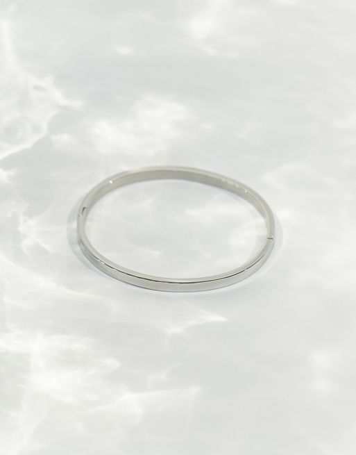 FhyzicsShops DESIGN - Waterbestendige, roestvrij stalen armband in zilverkleur
