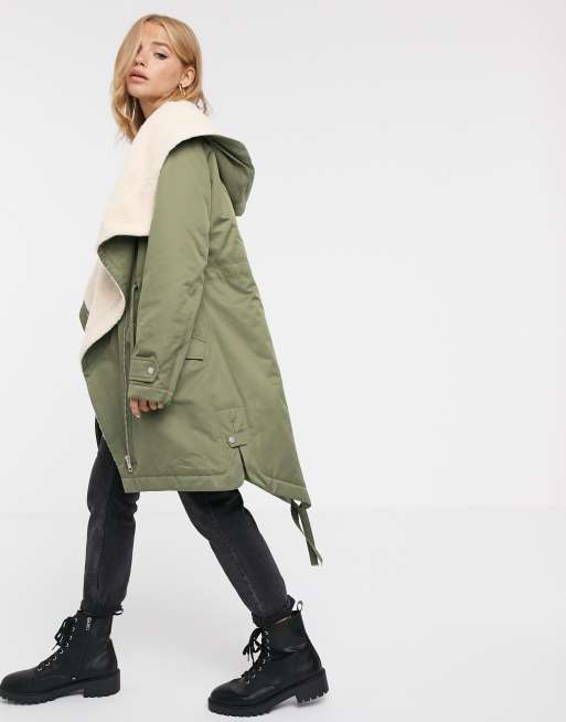 Asos parka cheap