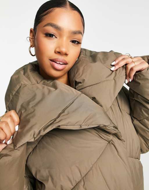 Asos down coat sale