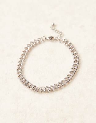 Asos Design Waterproof Stainless Chunky Curb Chain
