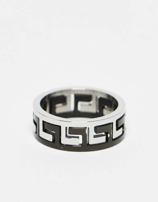 Asos black deals ring