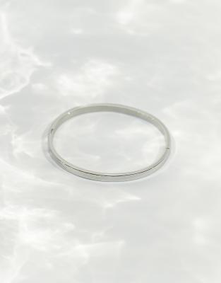 FhyzicsShops DESIGN waterproof stainless steel bangle in silver tone