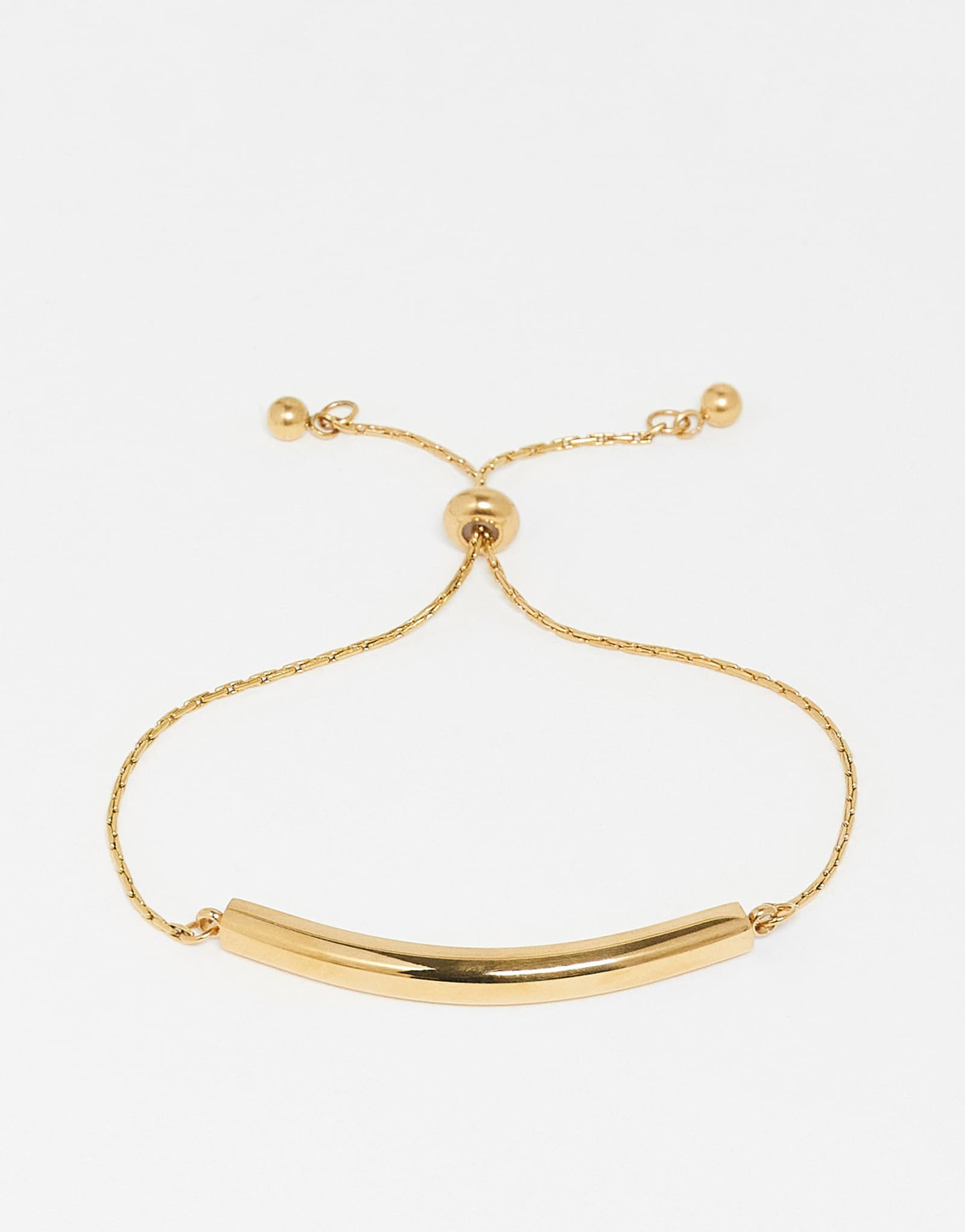 ДИЗАЙНЕРСКИЙ водонепроницаемый браслет ASOS из нержавеющей стали с золотистым переключателем и подарочным пакетом