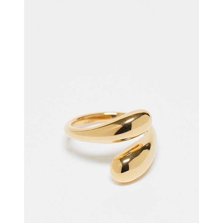 トップス ring a ring Pave CZ Letter 