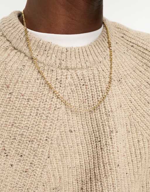 Asos mens 2025 gold chain