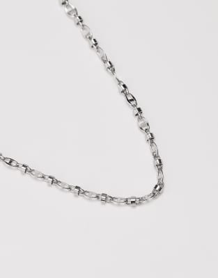 Asos Design Waterproof Stainless Steel Fine Marina Neck Chain In Gold
