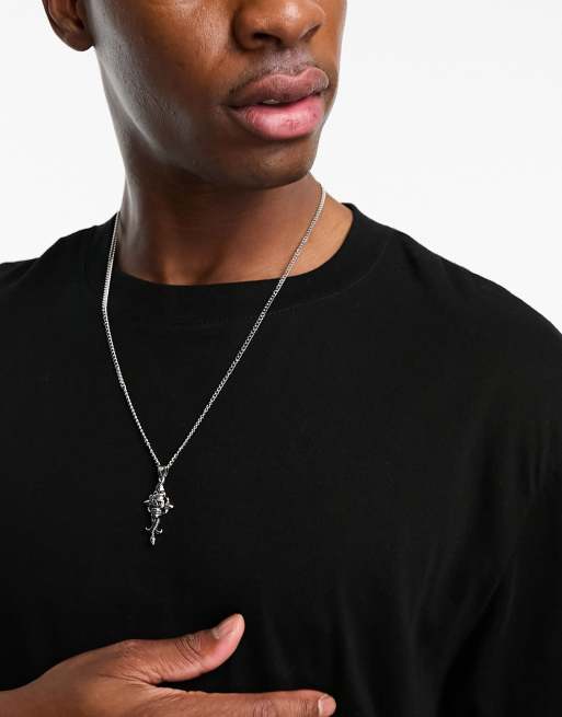 Snake on sale cross necklace