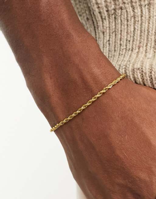 Rope on sale chain bracelet