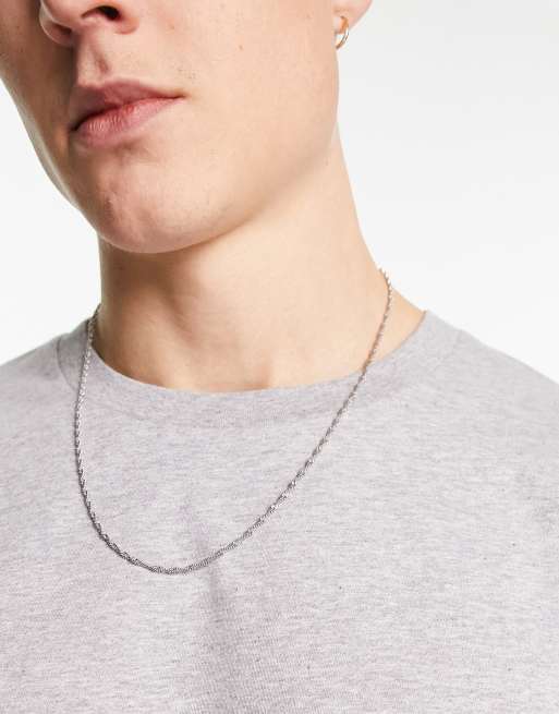 Asos deals silver necklace