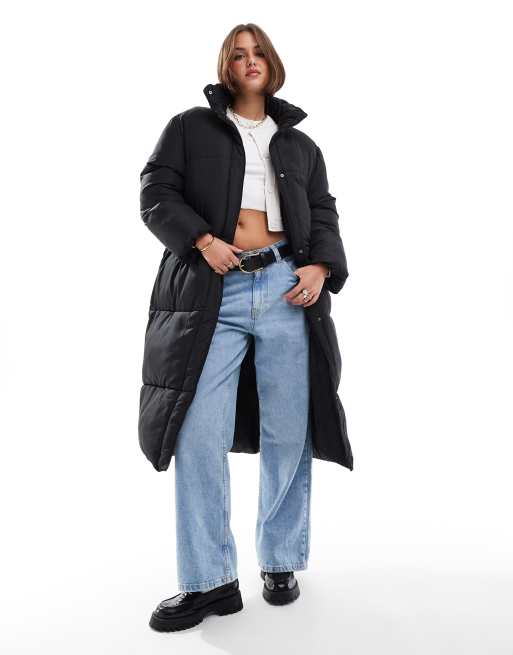 Asos long puffer online