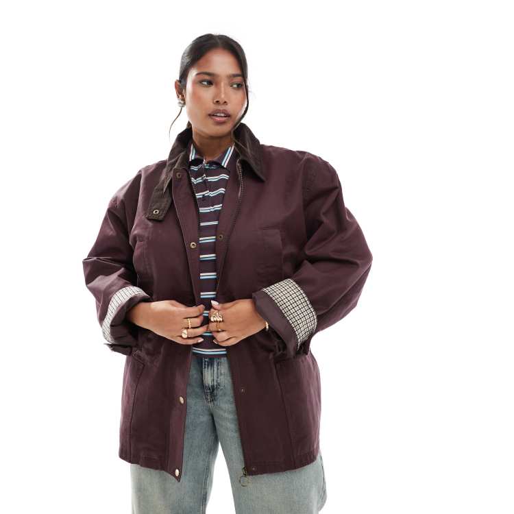 Ｋ様Ameri ESSENTIAL CURVE COLLAR JACKET XS Ameri（アメリ）の「ESSENTIAL CURVE COLLAR JACKET（ノーカラー