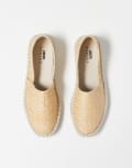 [ASOS DESIGN] ASOS DESIGN weave espadrilles in stone-Neutral 39 Stone