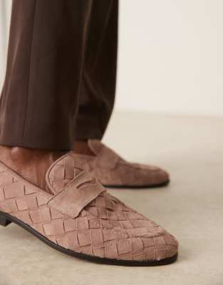 Asos Design Weave Loafers