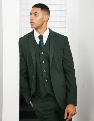 asos green wedding suit