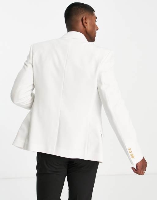 White designer blazer sales