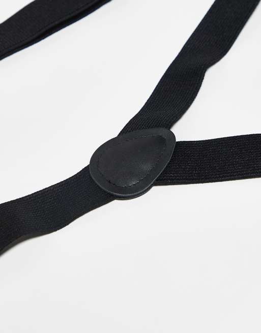 ASOS DESIGN wedding braces in black, 3 of 3