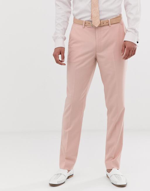ASOS DESIGN – Wedding – Enger Anzug in Rosérosa, 3 von 4