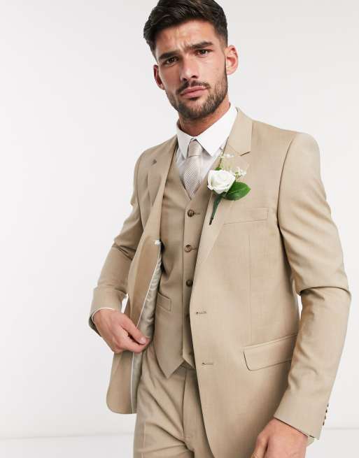 ASOS DESIGN wedding - Abito slim pietra , 2 di 4