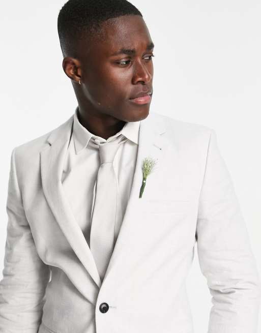 Mens white skinny on sale suit