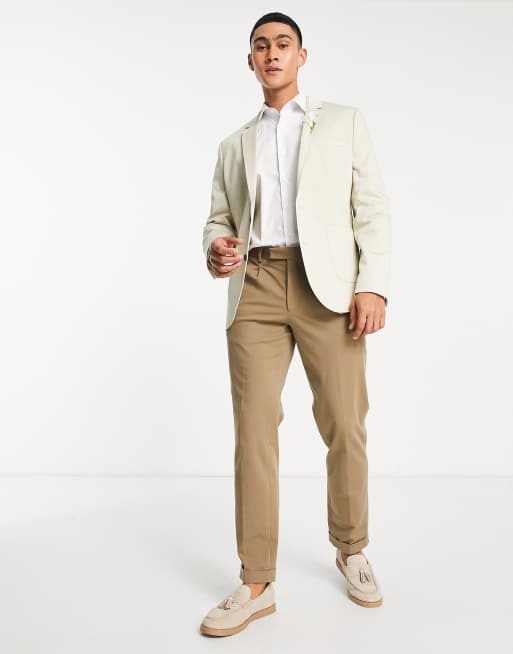 Asos hot sale khaki blazer