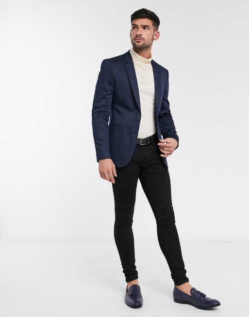 Asos navy blazer hotsell