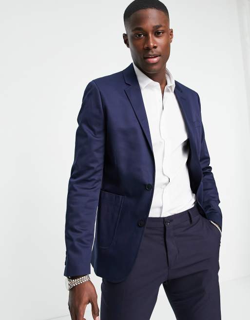 Asos on sale navy blazer