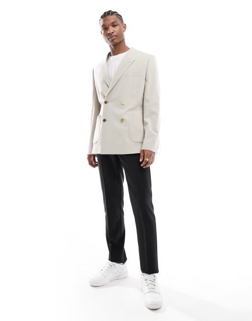 Asos cream outlet blazer