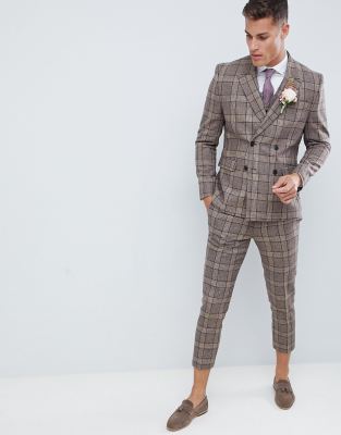 skinny fit cropped dress pants