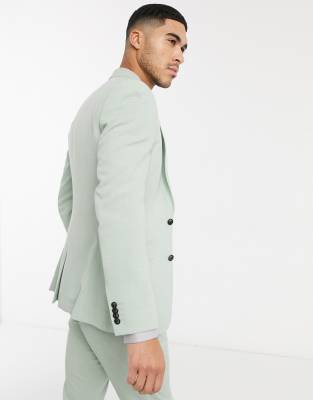 asos mint green suit